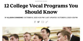 辛辛那提大学音乐学院获评为顶尖声乐专业学院