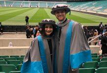 金斯顿大学的化学博士毕业生喜结连理