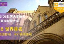 2022年世界大学学术排名出炉曼彻斯特大学位列全球38位