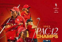 南加州大学女子高尔夫球队斩获2023 Pac-12联盟赛冠军