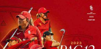 南加州大学女子高尔夫球队斩获2023 Pac-12联盟赛冠军