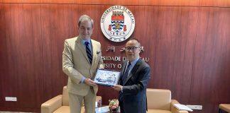 葡萄牙驻澳门及香港总领事访问澳门大学