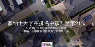 澳大利亚蒙纳士大学在泰晤士高等教育2023年世界大学影响力排名中跃升至21位