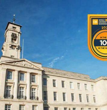 2024QS世界大学排名中诺丁汉大学位列世界百强