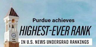 美国普渡大学在2024 U.S.News美国大学本科排名中位居第43位