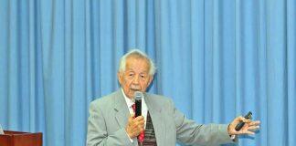 王士元在澳门大学谈智人演化历程