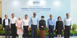 尚达曼总统出任新加坡国立大学第11任名誉校长