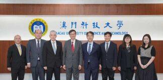 香港教育大学校长李子建一行来访澳科大