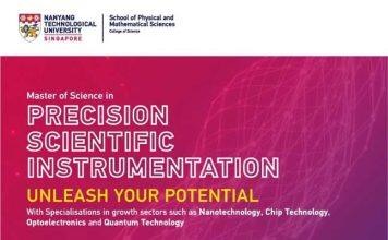 新加坡南洋理工大学招生丨精密科学仪器硕士(2024年11月开学)