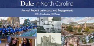 杜克大学对社区的影响和贡献