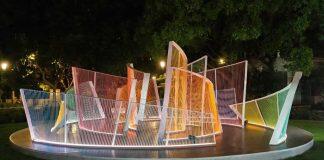 在喧嚣中找寻宁静 西浦艺术装置“城市花火”绽放上海街头