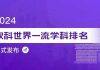 宁诺这7门学科登上世界一流学科榜单