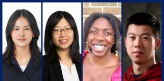 四位杜克蓝魔荣获“苏世民学者”奖学金