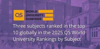 2025QS世界大学学科排名:曼彻斯特大学卓越表现再获认可