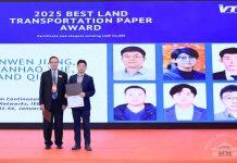 王骞/邹勤获IEEE VTS 2025年度最佳陆路交通论文奖